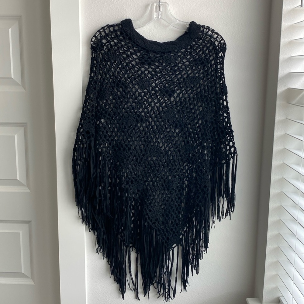 Black Crochet Top